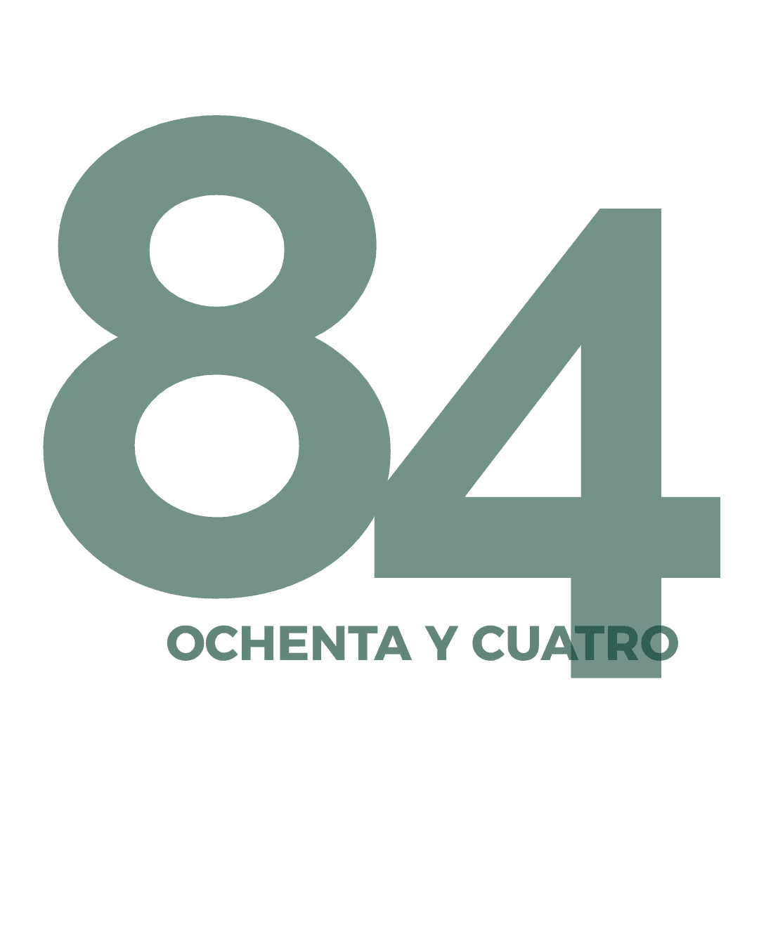 Ochenta y cuatro